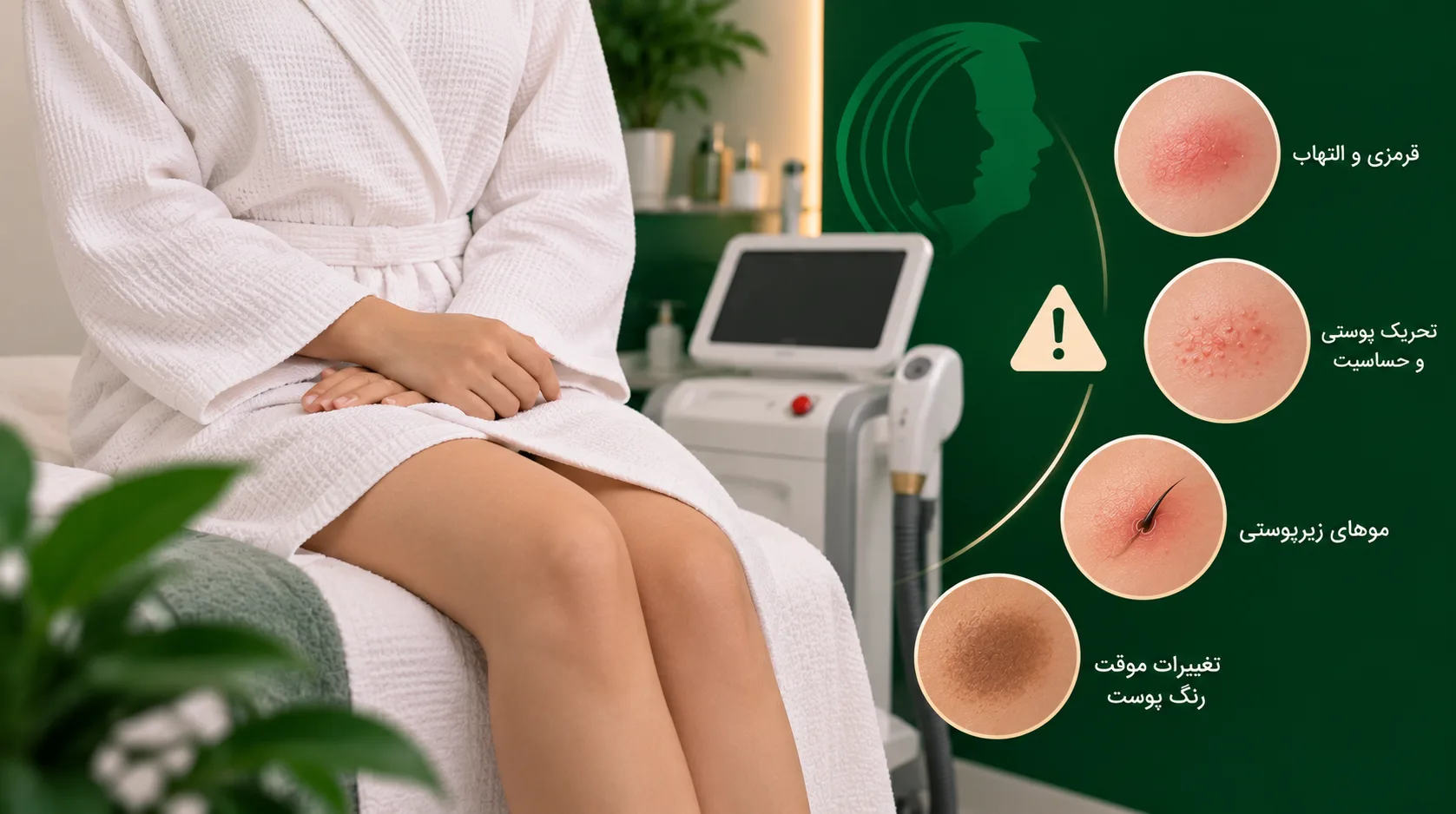 عوارض لیزر بیکینی چیست؟